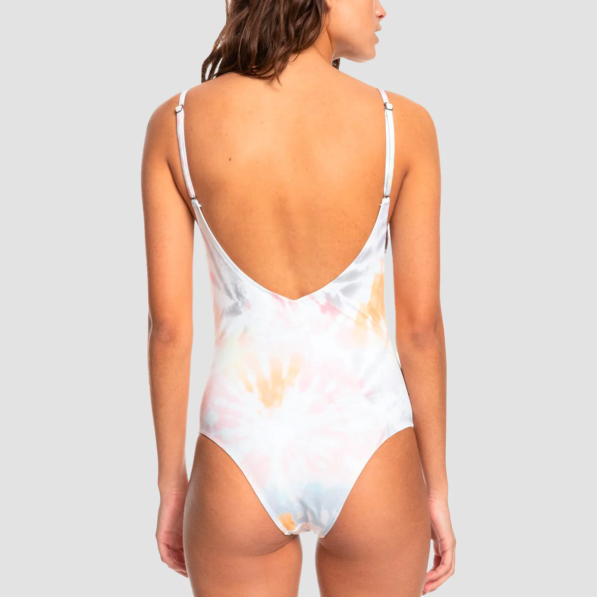 Quiksilver Classic One-Piece Swimsuit Tie Dye White - Womens - Image 3