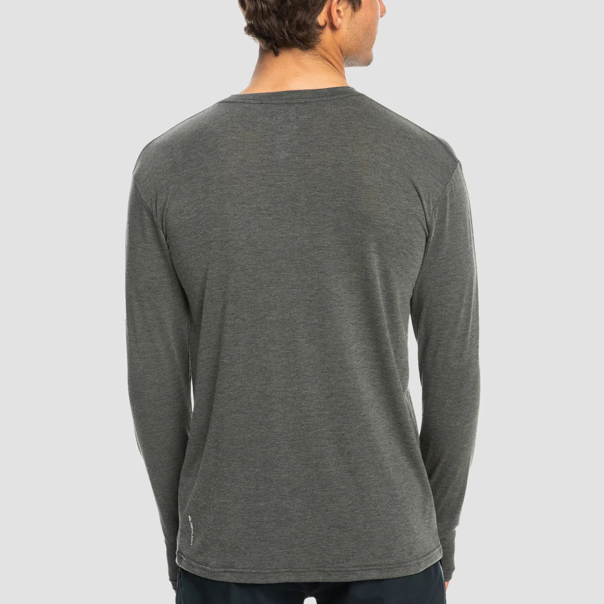 Quiksilver Coastal Run Longsleeve T-Shirt Black Heather - Image 2