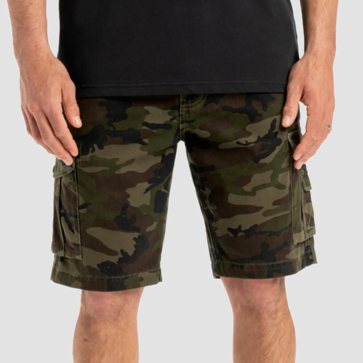 Quiksilver Crucial Battle Cargo Shorts Camo Print