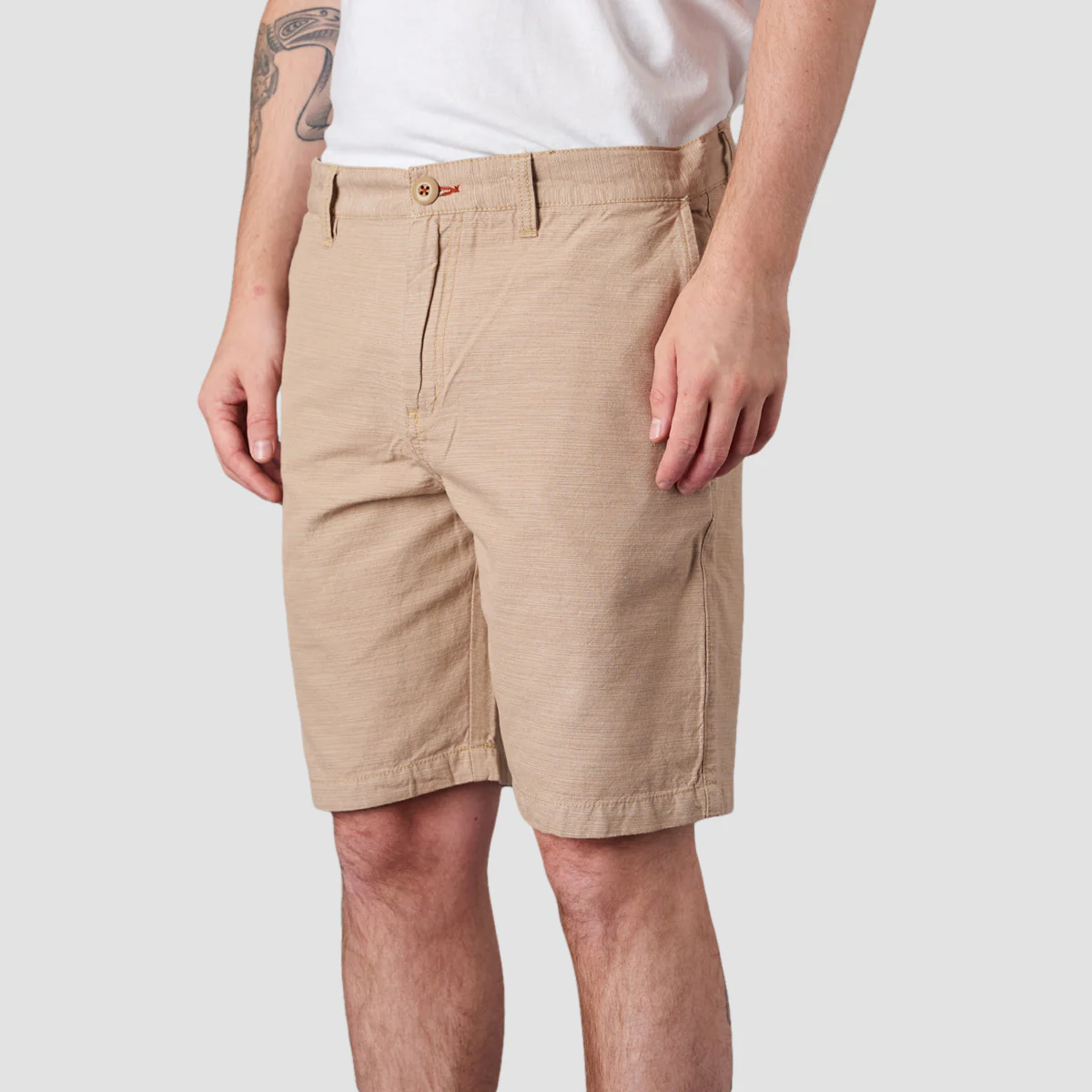 Quiksilver Davis 19"Chino Shorts Plage Heather - Image 2