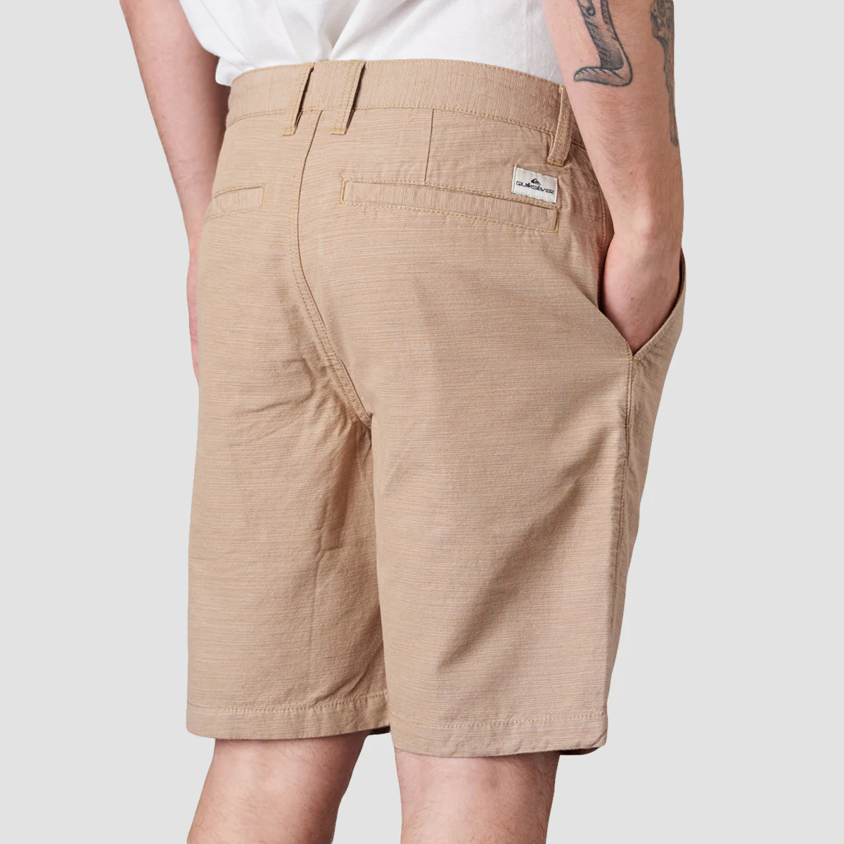 Quiksilver Davis 19"Chino Shorts Plage Heather - Image 3