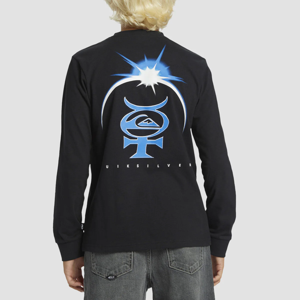 Quiksilver Eclipse Longsleeve T-Shirt Black - Kids - Image 2