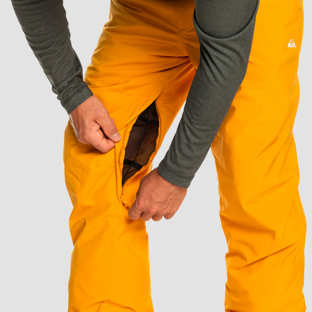 Quiksilver Estate 10K Snow Pants Mineral Yellow - Image 3