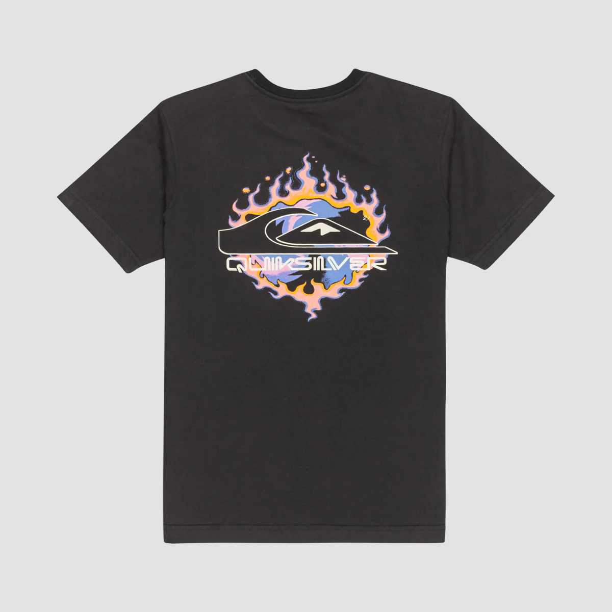 Quiksilver EV In Flames T-Shirt Black - Kids - Image 2