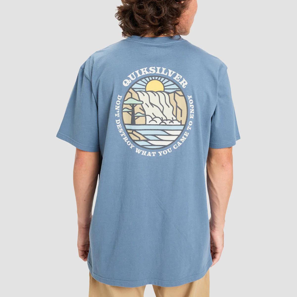 Quiksilver EV Summer Salt T-Shirt China Blue - Image 2