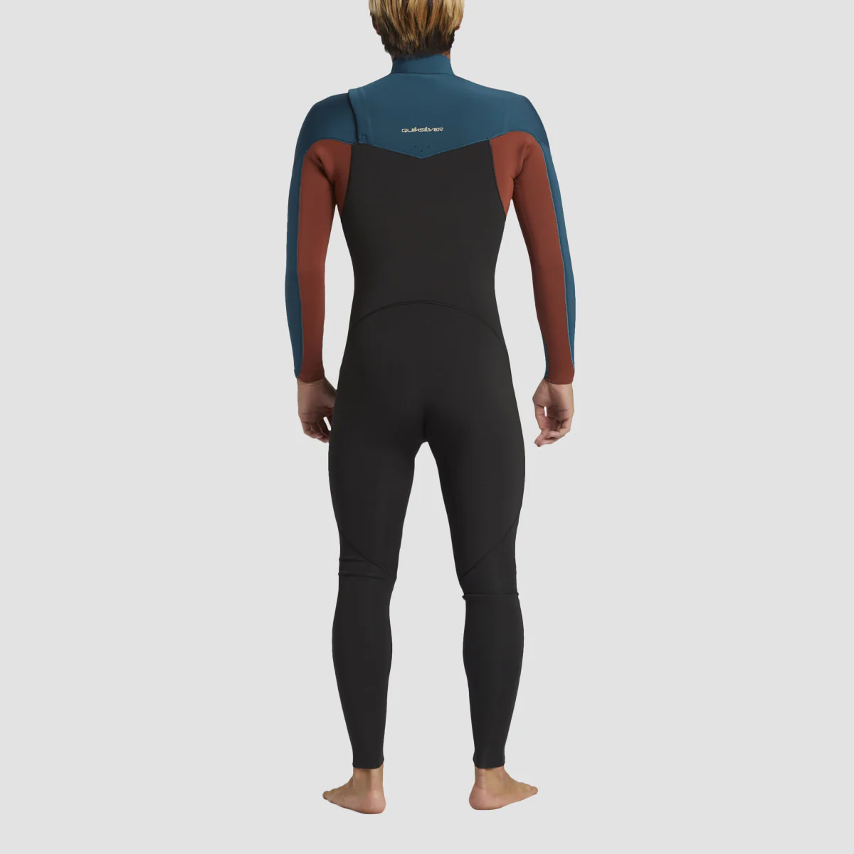 Quiksilver Everyday Sessions 4/3mm GBS Chest Zip Wetsuit Midnight Turquoise - Image 2