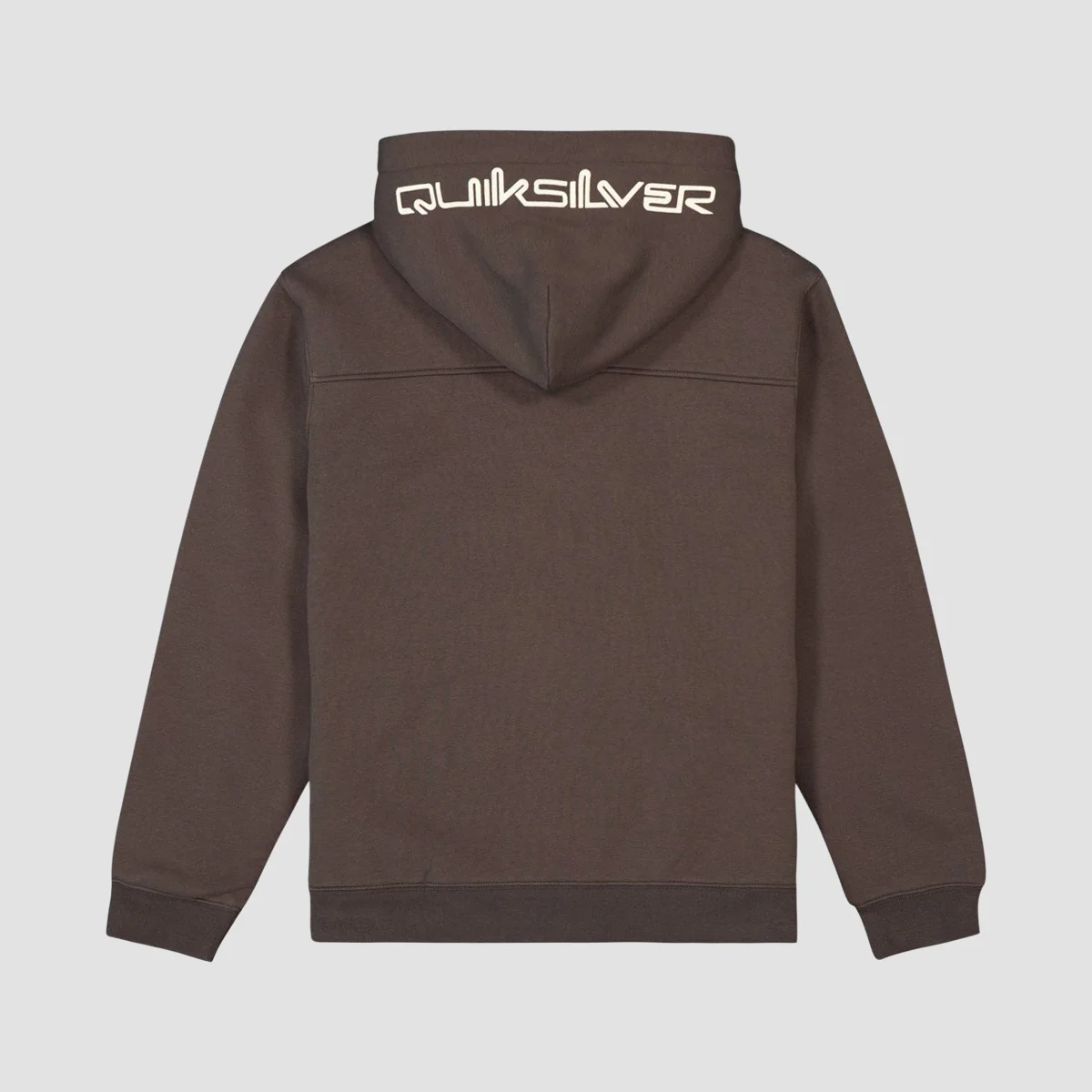 Quiksilver Fleece Sherpa Zip Hoodie Chocolate Brown - Kids - Image 2