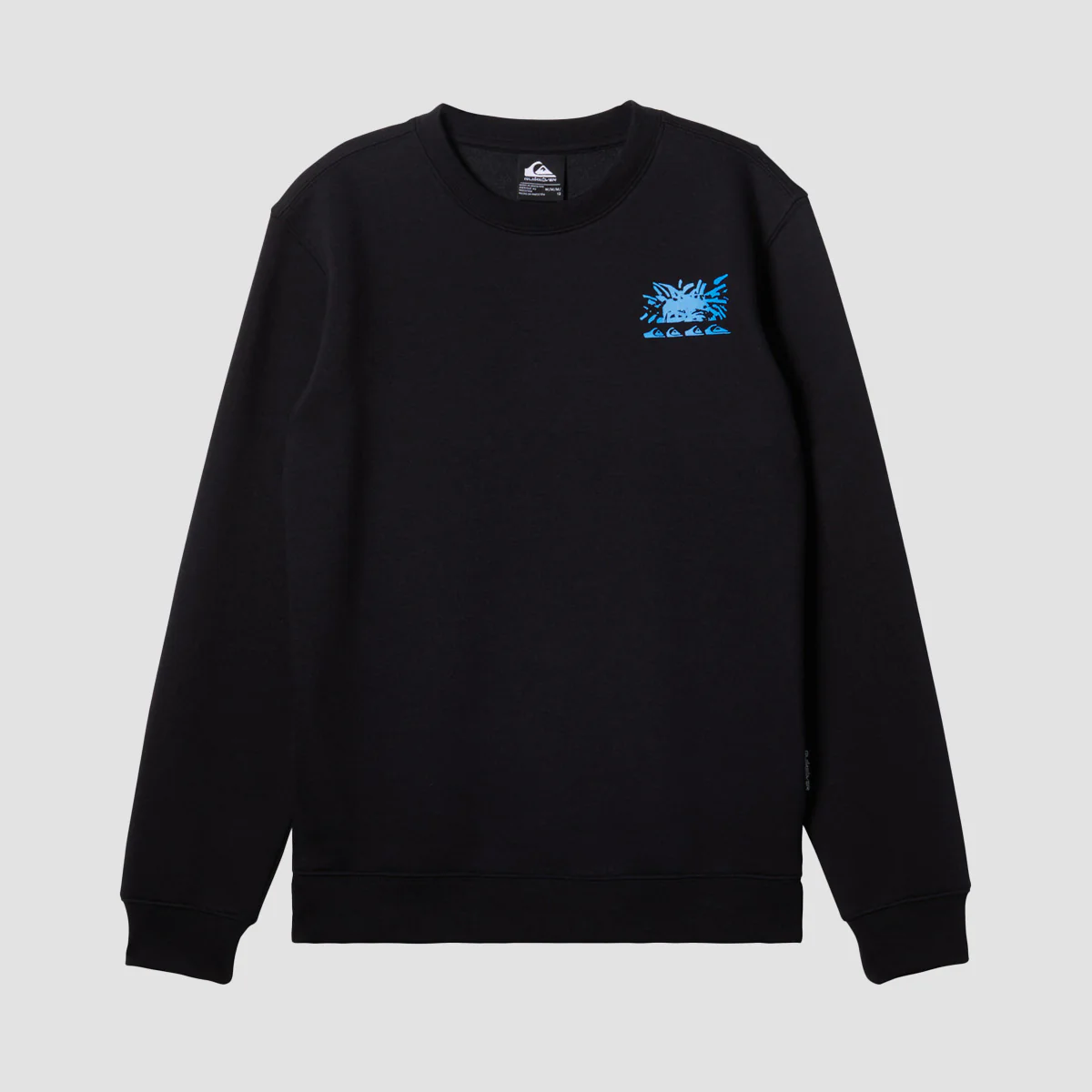Quiksilver Graphic Crew Sweatshirt Black - Kids - Image 2