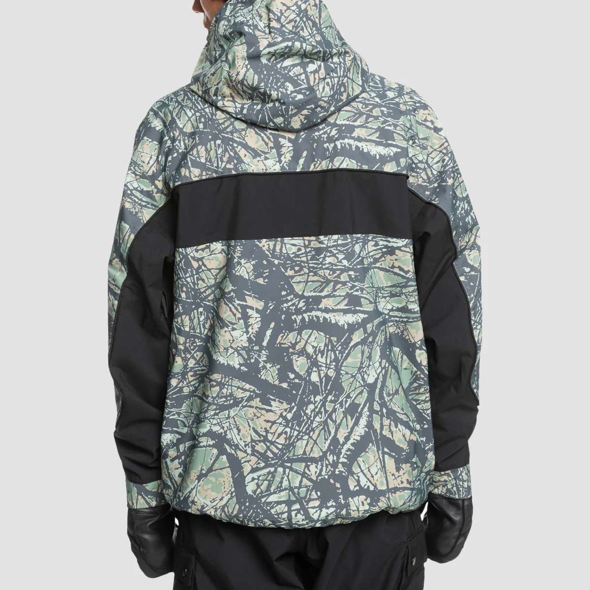 Quiksilver High Altitude 20K Snow Jacket Woodland Abstract Sea Spray - Image 2