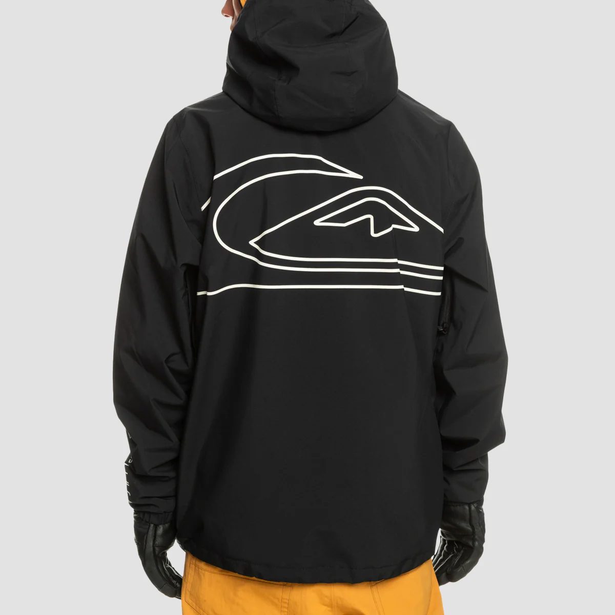 Quiksilver High In The Hood 10K Snow Jacket True Black - Image 2