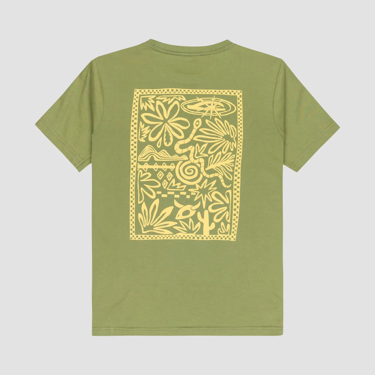 Quiksilver HW Snaky Ways T-Shirt Loden Green - Kids - Image 2