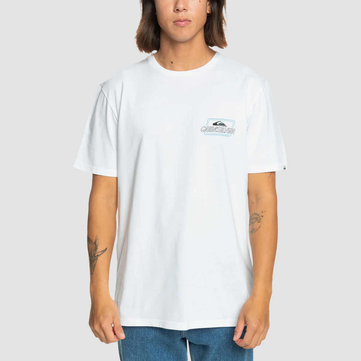 Quiksilver Line By Line T-Shirt White