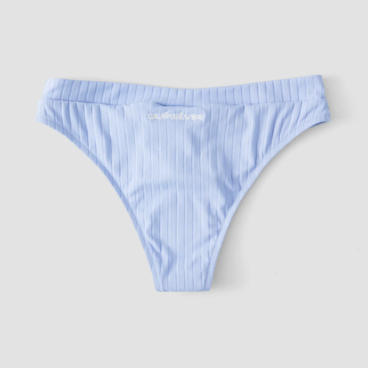 Quiksilver Logo High Waist Bikini Bottoms Hydrangea - Womens - Image 2