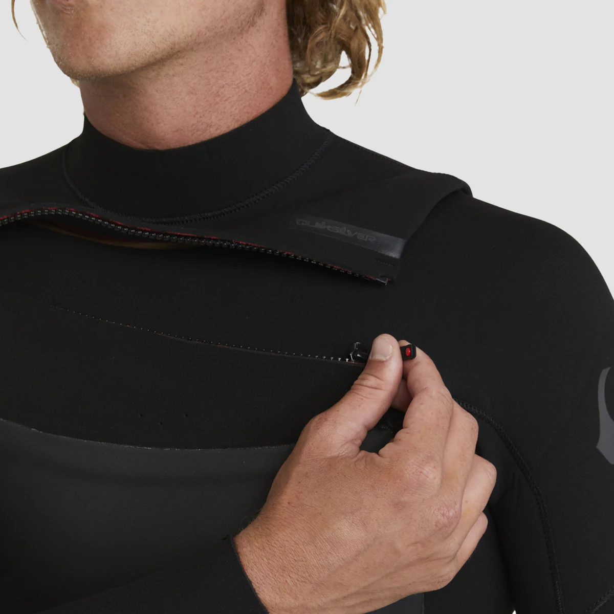Quiksilver Marathon Sessions 4/3mm Chest Zip Wetsuit Black - Image 2