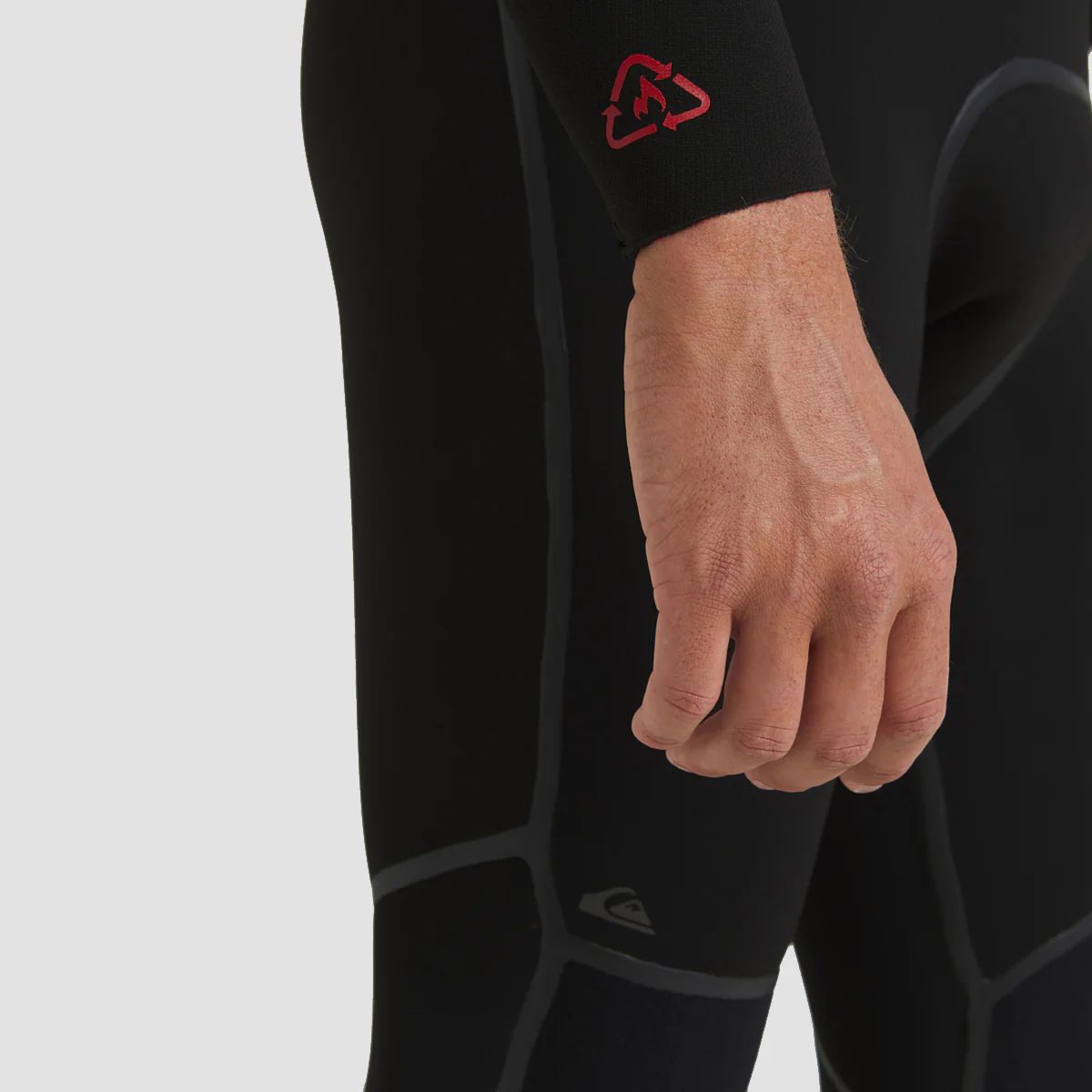 Quiksilver Marathon Sessions 4/3mm Chest Zip Wetsuit Black - Image 4