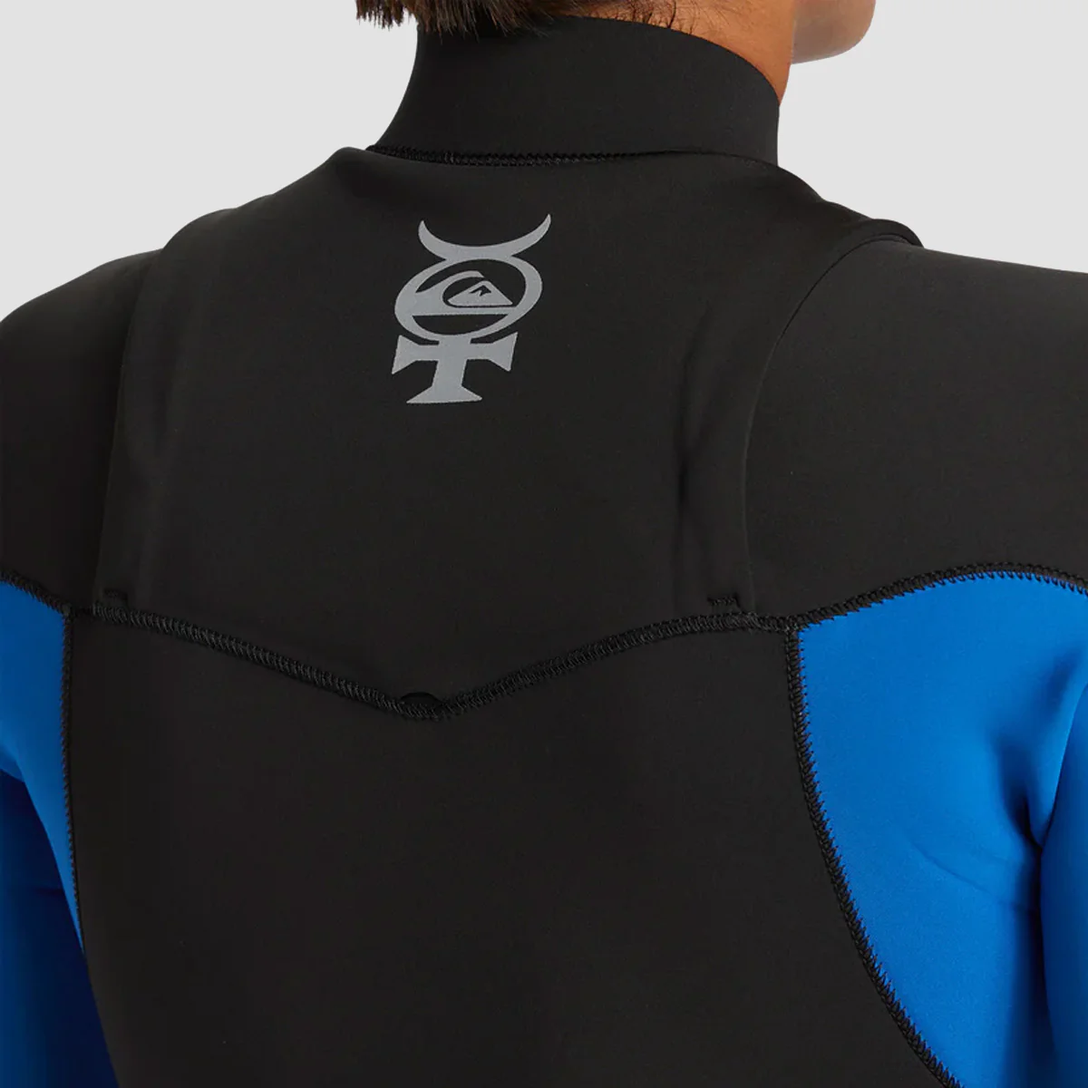 Quiksilver Mercury 4/3mm Fz Chest Zip Wetsuit Olympian Blue - Image 3