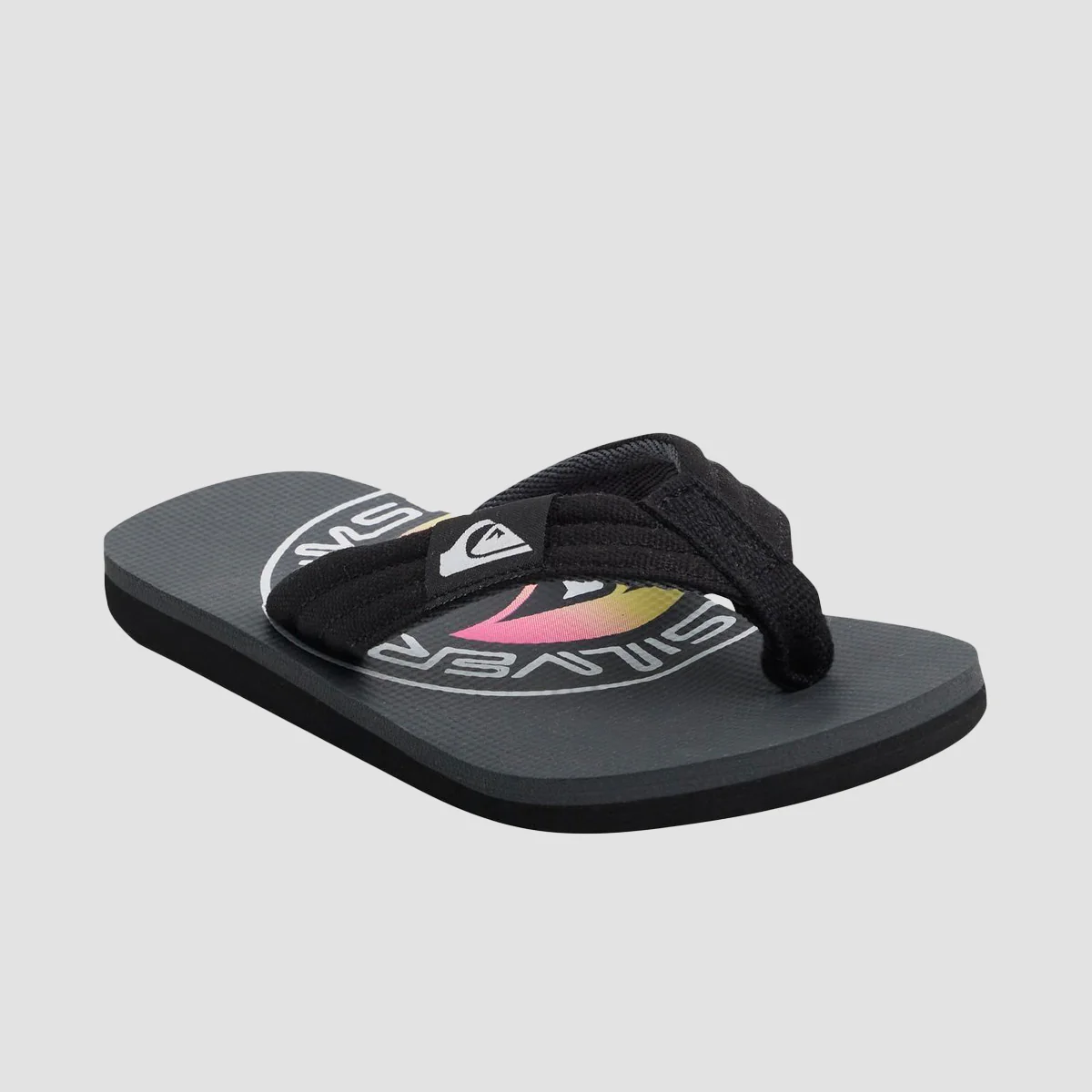 Quiksilver Molokai Layback Sandals Grey/Green/Grey - Kids - Image 2