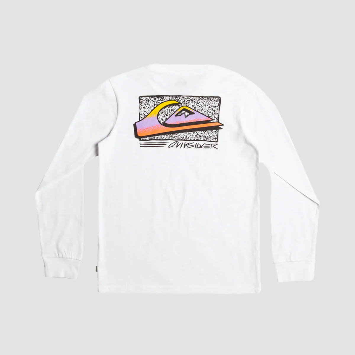 Quiksilver Retro Fade Longsleeve T-Shirt White - Kids - Image 2