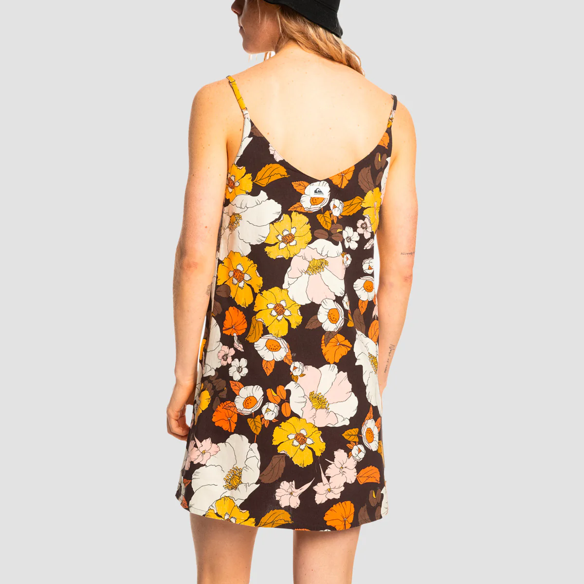 Quiksilver Retro Resort Slip Dress Dream Flower Teak - Womens - Image 2