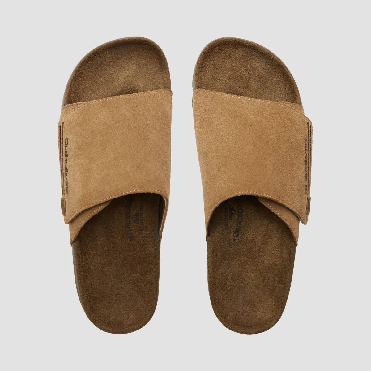 Quiksilver Rivi Vegan Suede Sandals - Tan 1 - Image 2