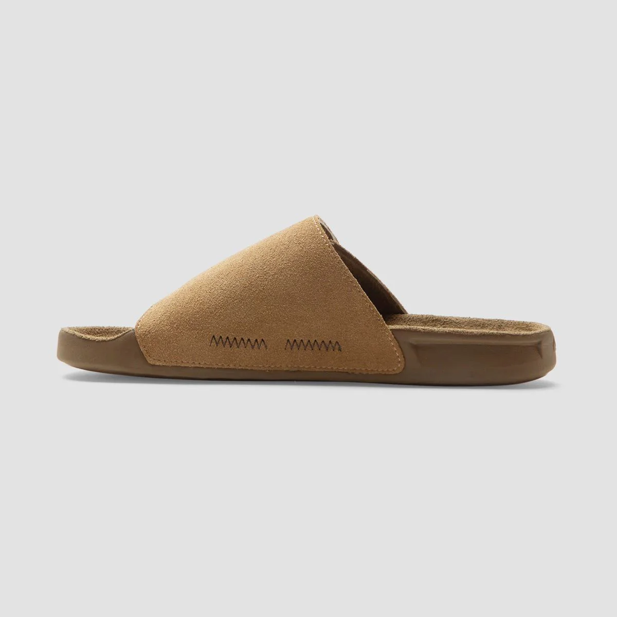 Quiksilver Rivi Vegan Suede Sandals - Tan 1 - Image 3