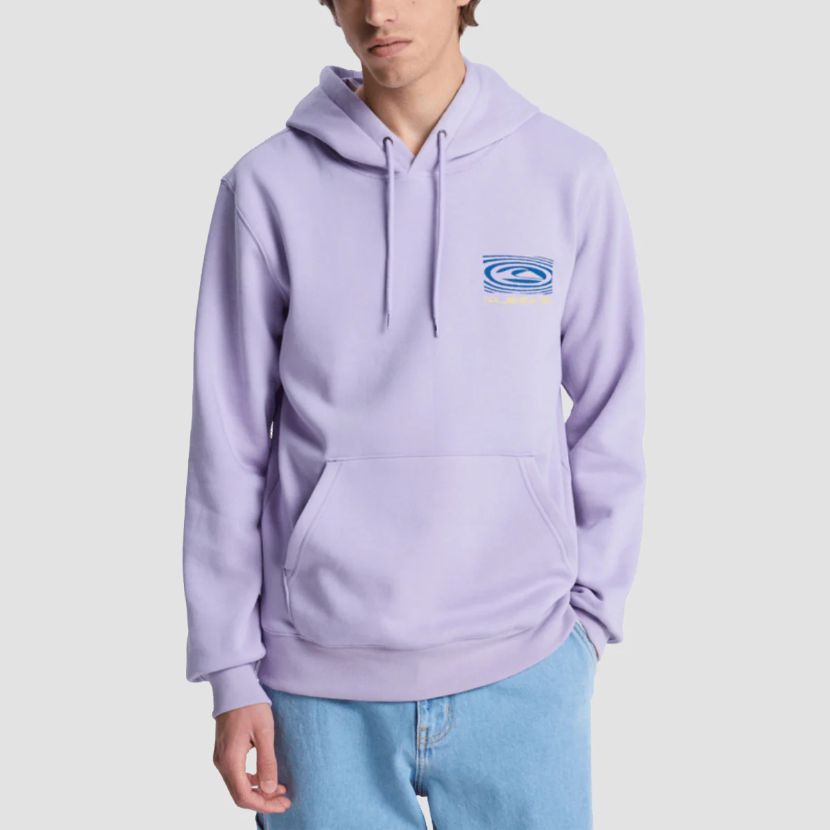 Quiksilver Screen Fleece Classic Surf Pullover Hoodie Orchid Petal - Image 2