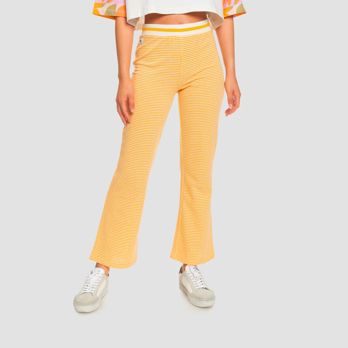 Quiksilver Seventies Mind Flared Trousers Saffron - Womens