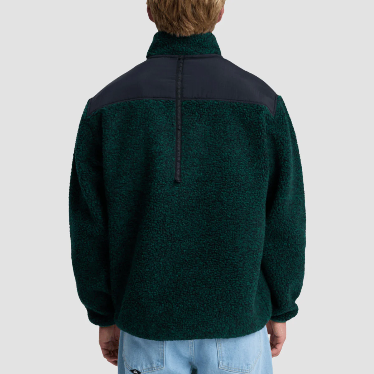 Quiksilver Shallow Water Sherpa Jacket Trekking Green Heather - Image 2