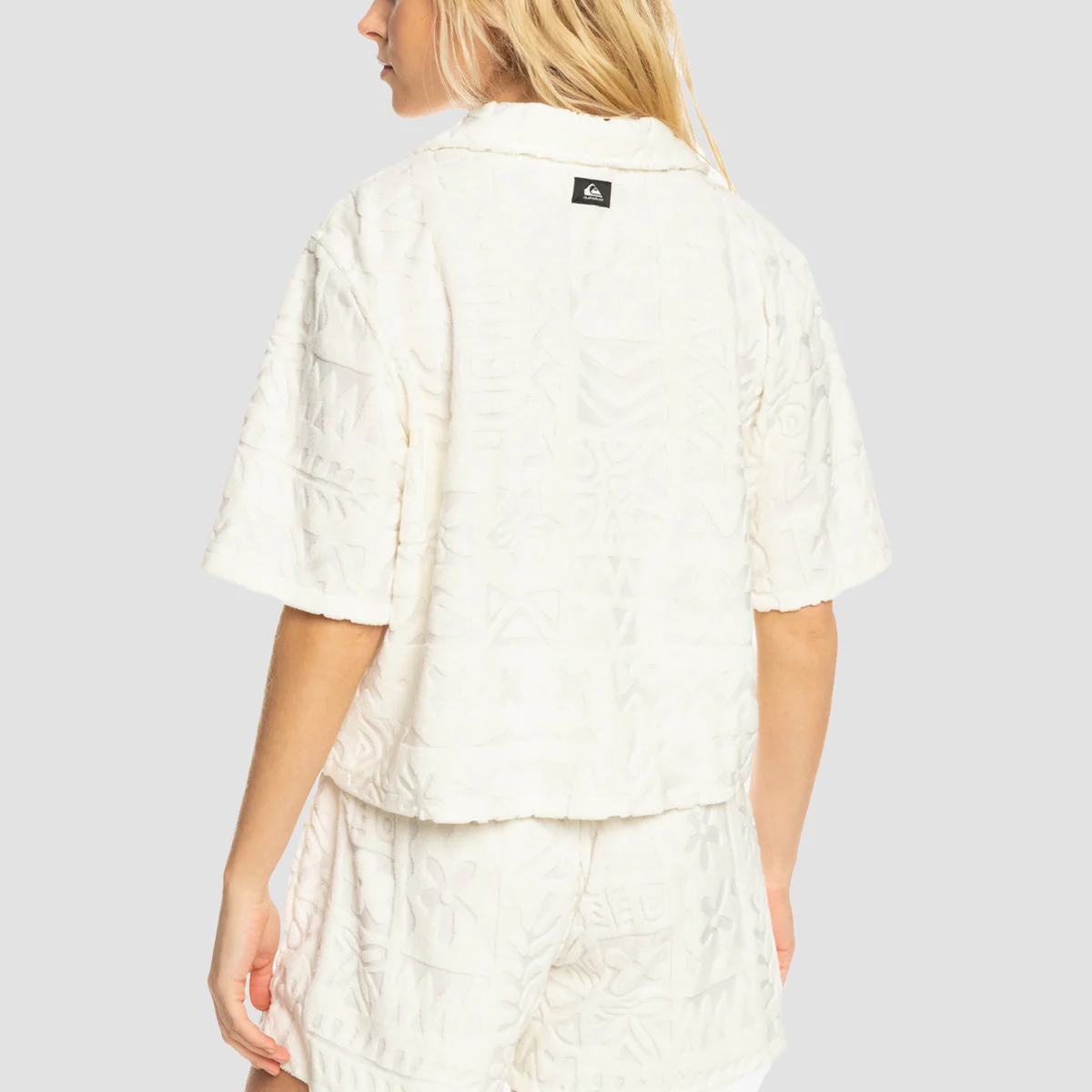 Quiksilver STM Nomad Culture Shirt Lily White - Womens - Image 2