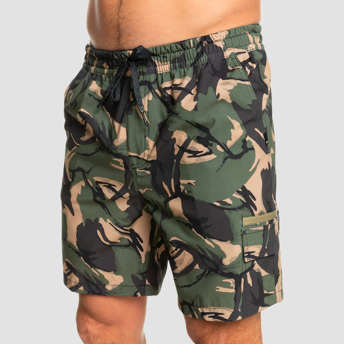 Quiksilver Taxer Cargo 18" Amphibian Boardshorts Camo - Image 3