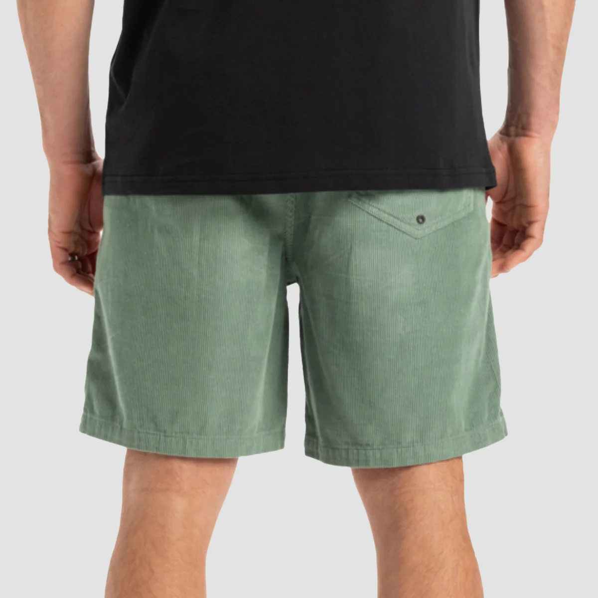 Quiksilver Taxer Corduroy Shorts Chinois Green - Image 3