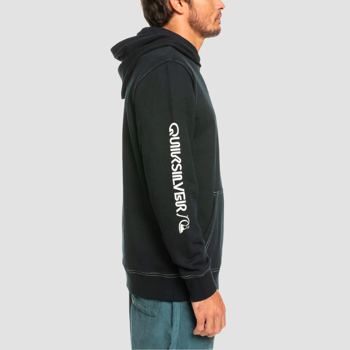 Quiksilver The Original Pullover Hoodie Black - Image 2