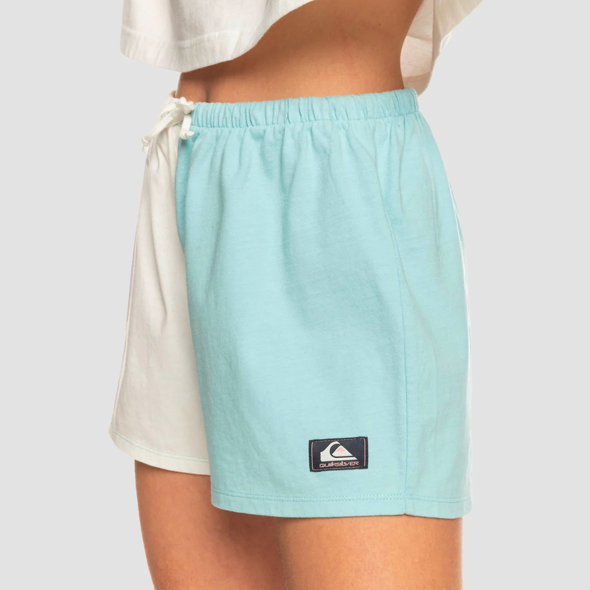 Quiksilver Wave Vibes Sweat Shorts Pool - Womens - Image 2