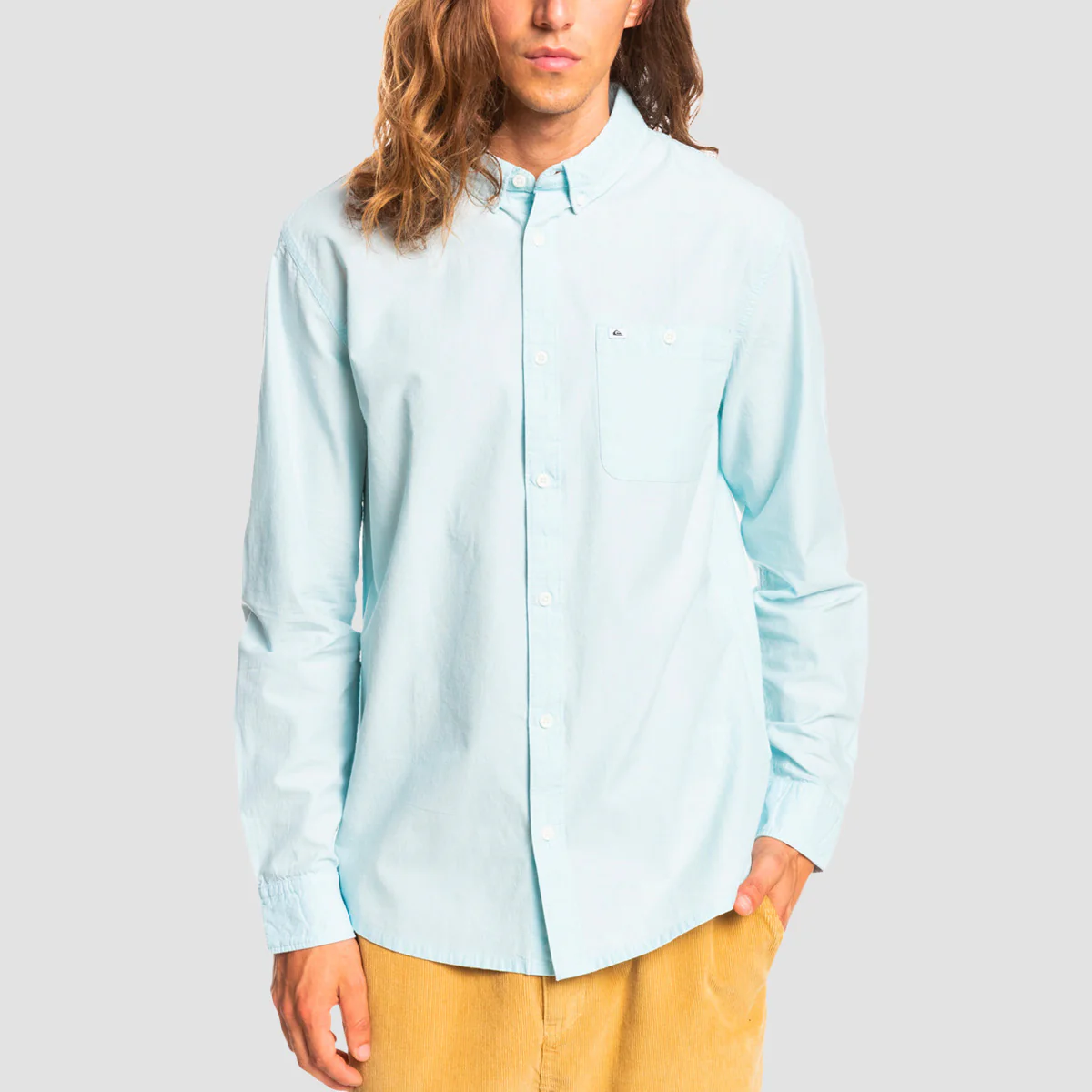 Quiksilver Winfall Longsleeve Shirt Airy Blue