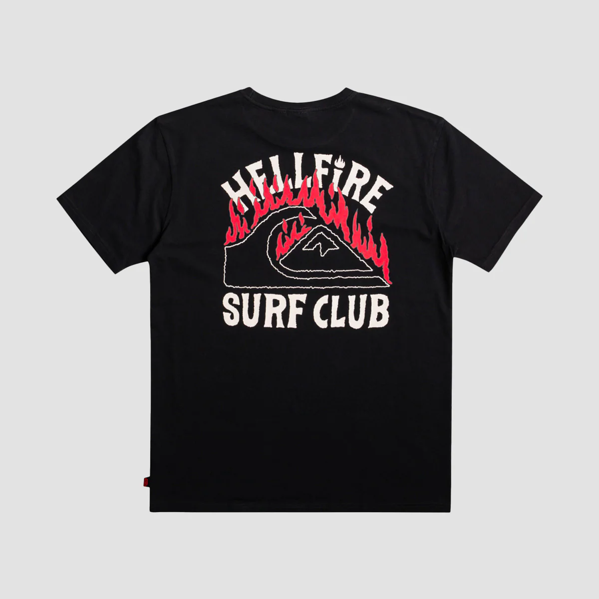 Quiksilver x Stranger Things Hell Fire Surf Club T-Shirt Black - Image 2