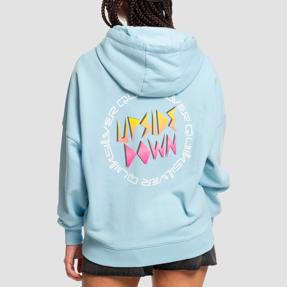 Quiksilver x Stranger Things Lenora Pullover Hoodie Airy Blue - Womens - Image 3