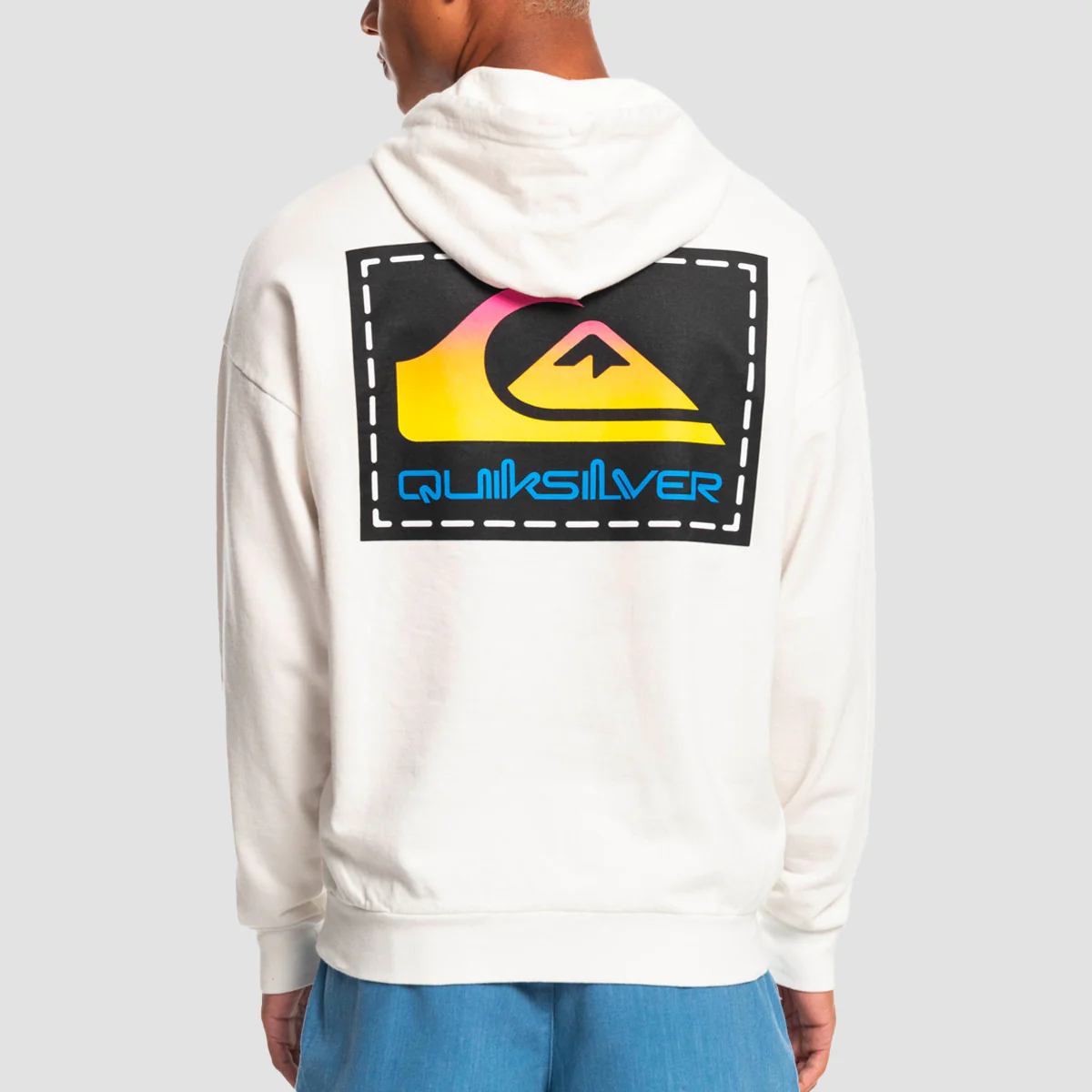 Quiksilver x Stranger Things Rainbow Pullover Hoodie White - Image 2