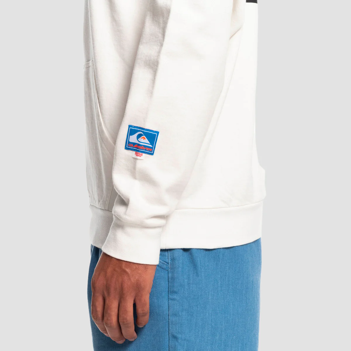 Quiksilver x Stranger Things Rainbow Pullover Hoodie White - Image 3