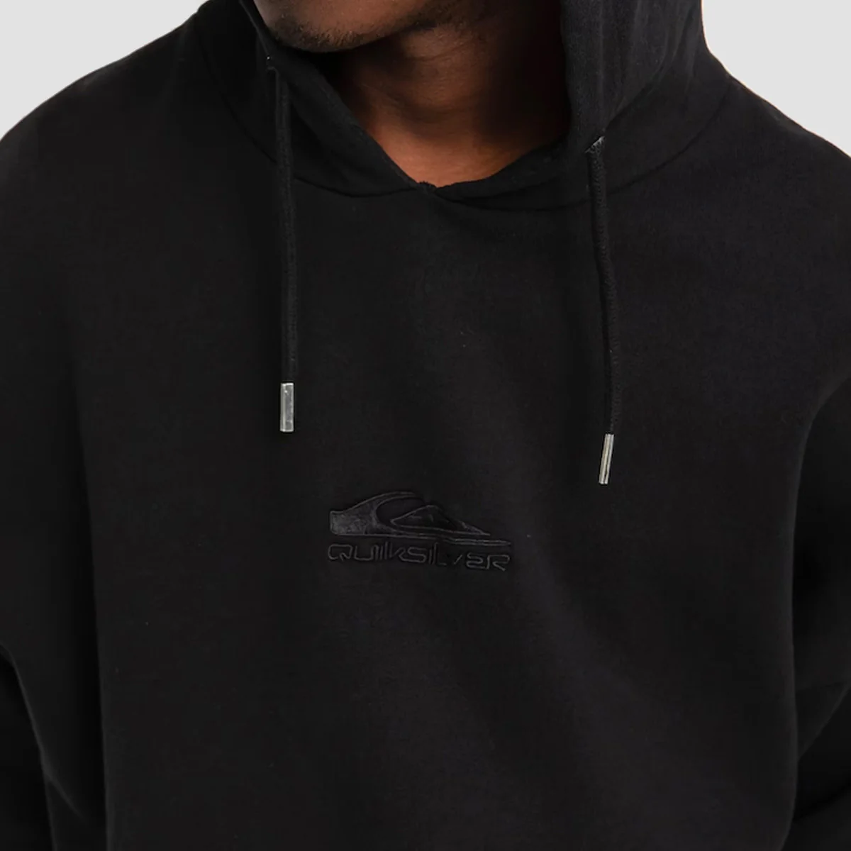 Quiksilver x Stranger Things Surfer Boy Checker Pullover Hoodie Black - Image 3