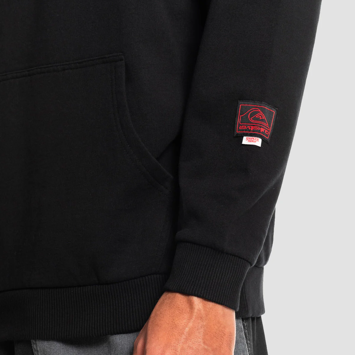 Quiksilver x Stranger Things Upside Down Pullover Hoodie Black - Image 3