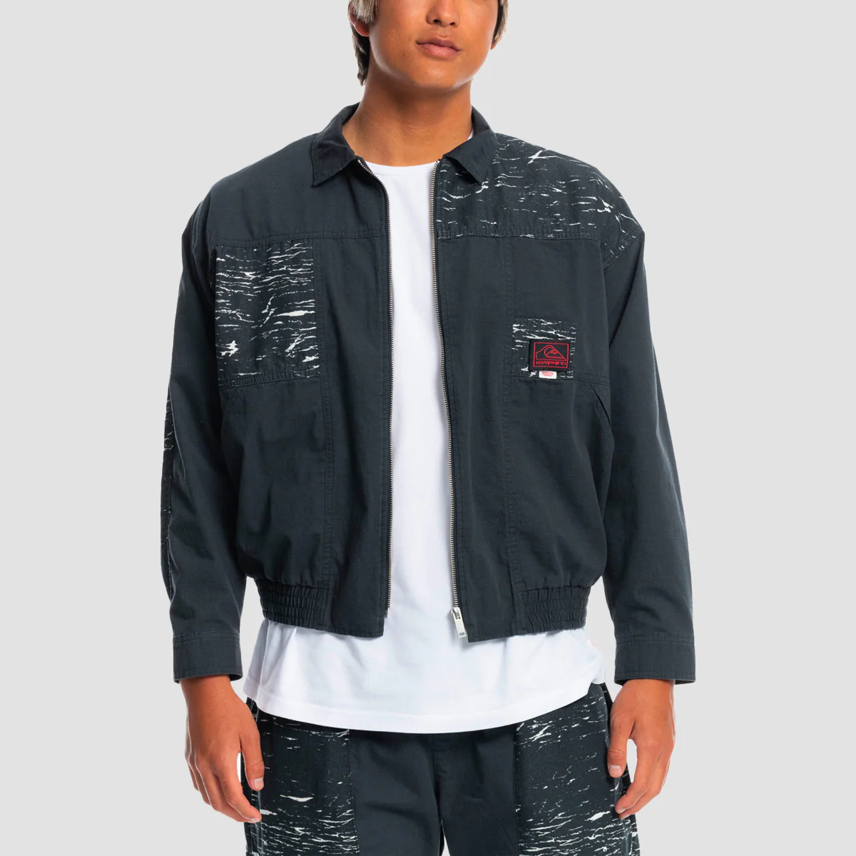 Quiksilver x Stranger Things Upside Down Vecnas Lair Jacket Black