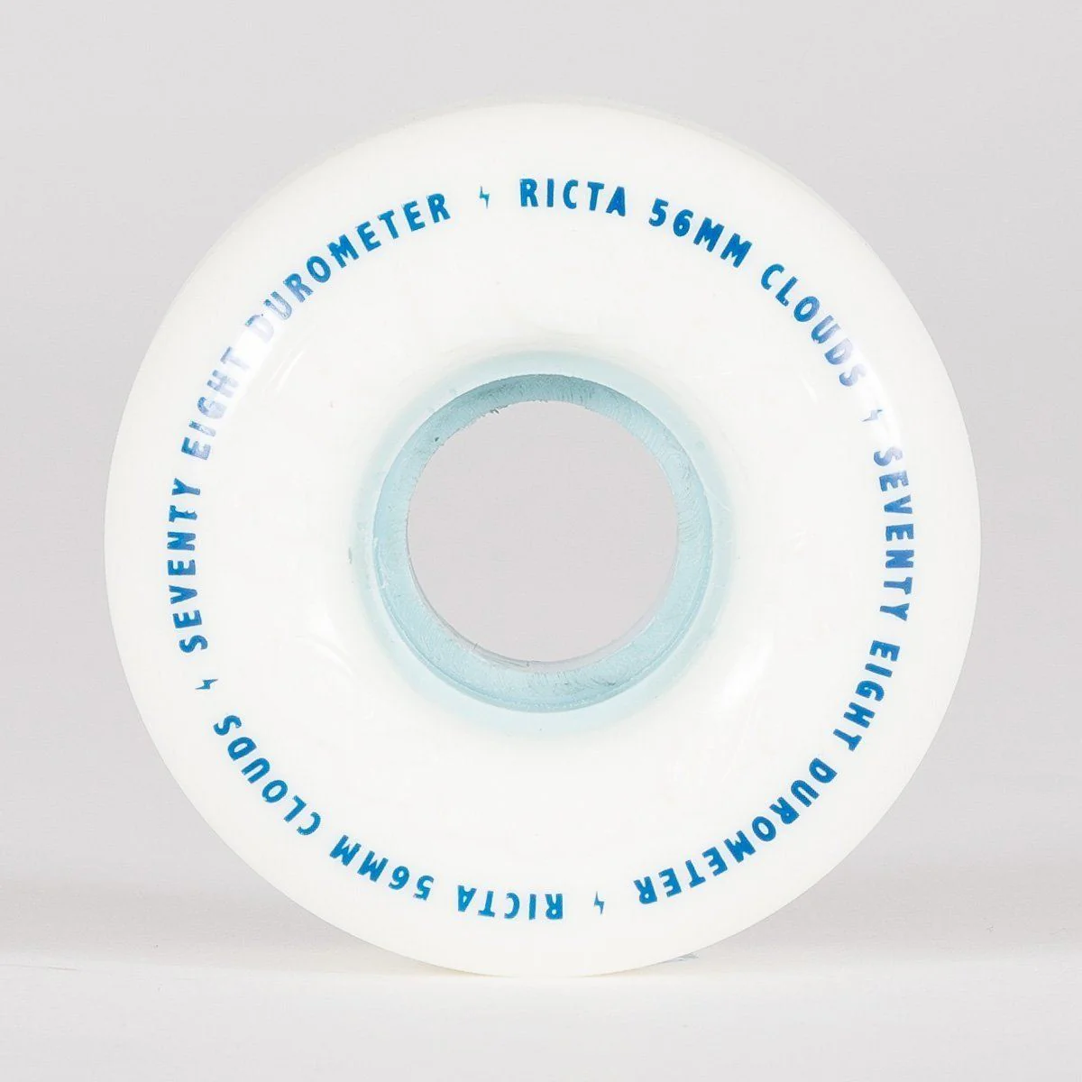Ricta Clouds 78a Skateboard Wheels White/Blue 56mm - Image 2