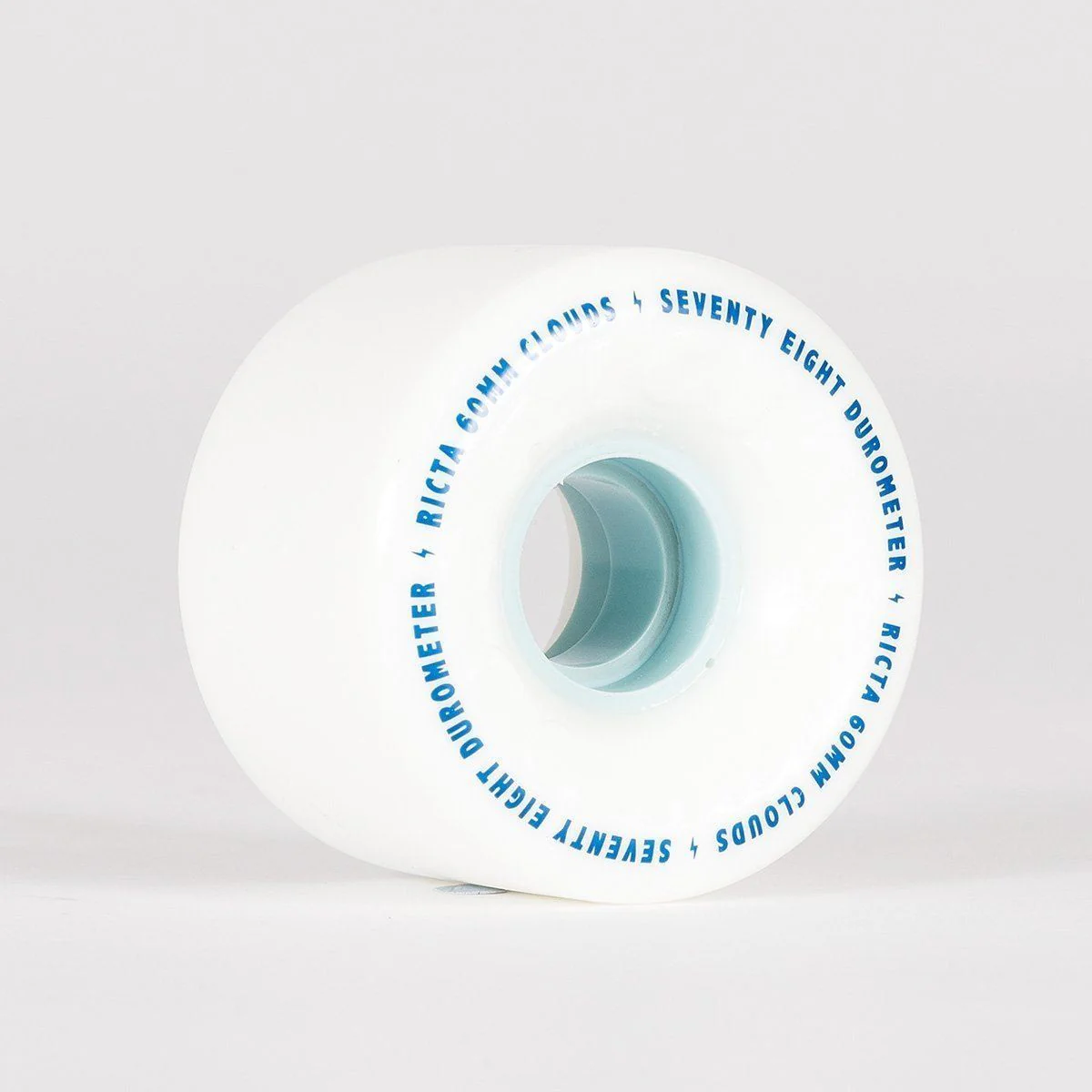 Ricta Clouds 78a Skateboard Wheels White/Blue 60mm - Image 3