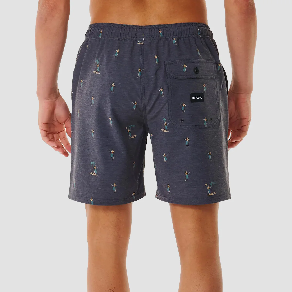 Rip Curl Hula Breach Volley 18" Boardshorts Black - Image 2