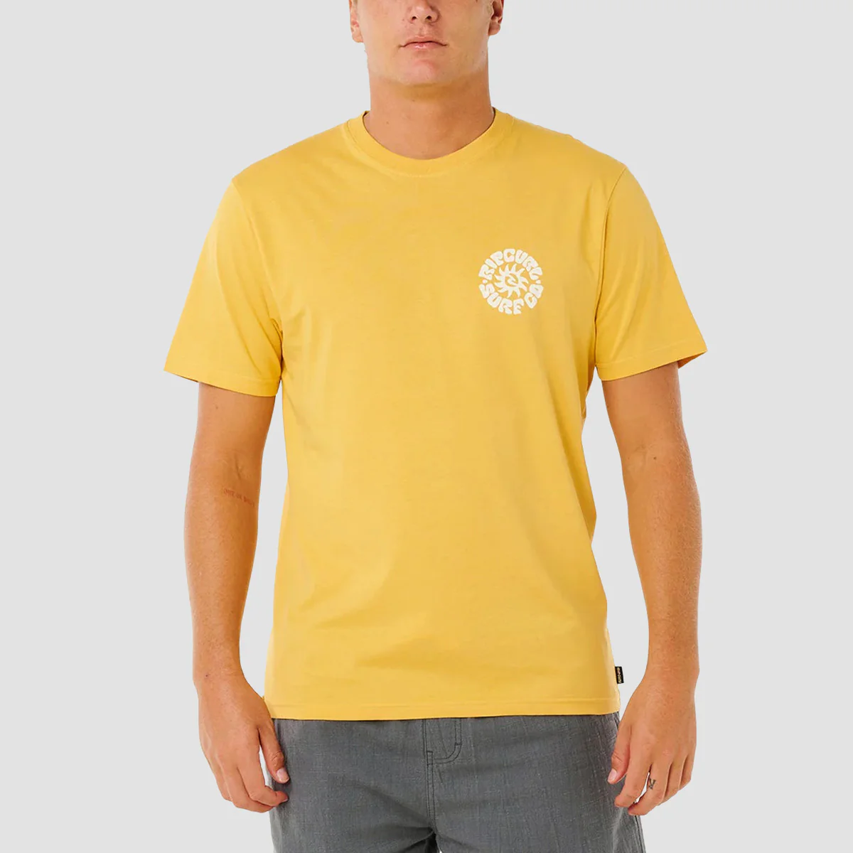 Rip Curl Pacific Rinse Circle T-Shirt Ochre - Image 2