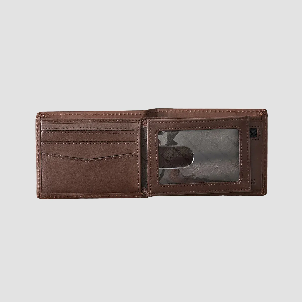 Rip Curl Raw Energy RFID Slim Leather Wallet Brown - Image 2