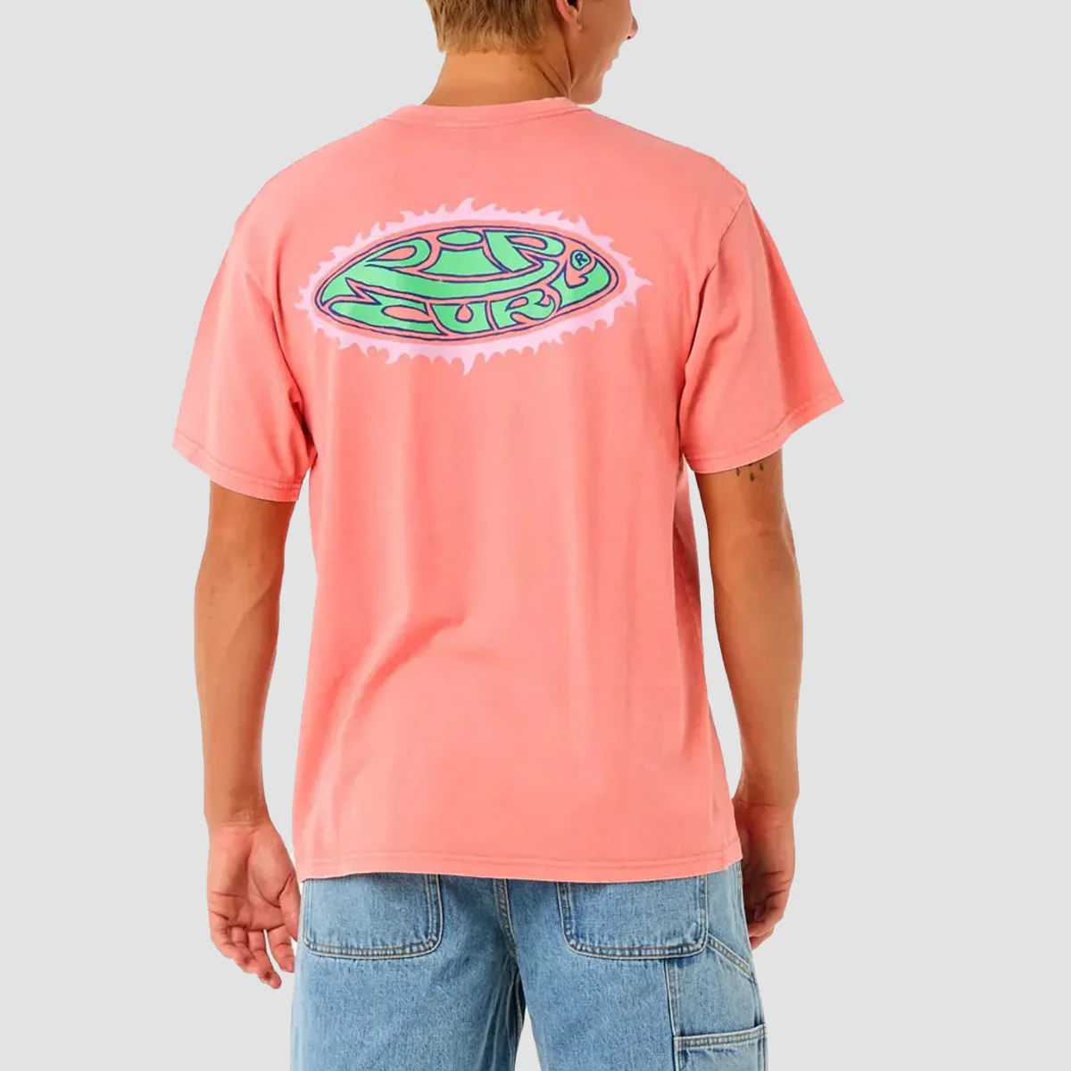 Rip Curl Raw Energy Sloth T-Shirt Watermelon - Image 2