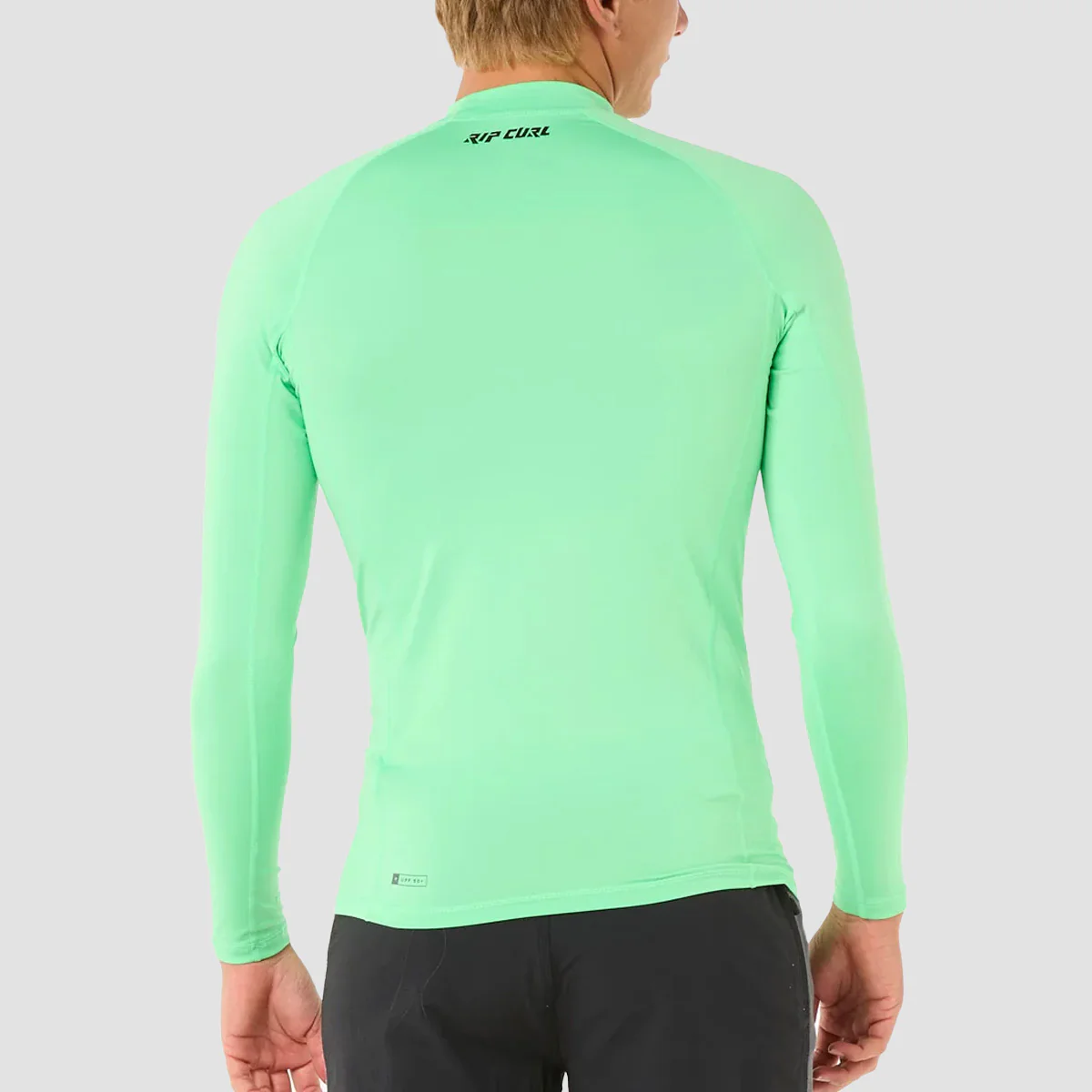 Rip Curl Raw Energy UPF Perf Longsleeve Rash Vest Neon Green - Image 2
