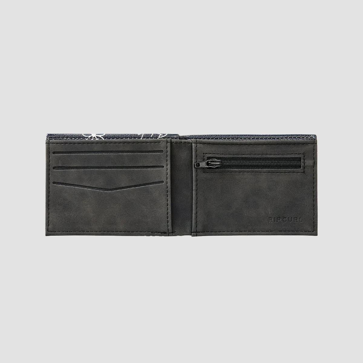Rip Curl Sessions PU Slim Wallet Black/White - Image 2