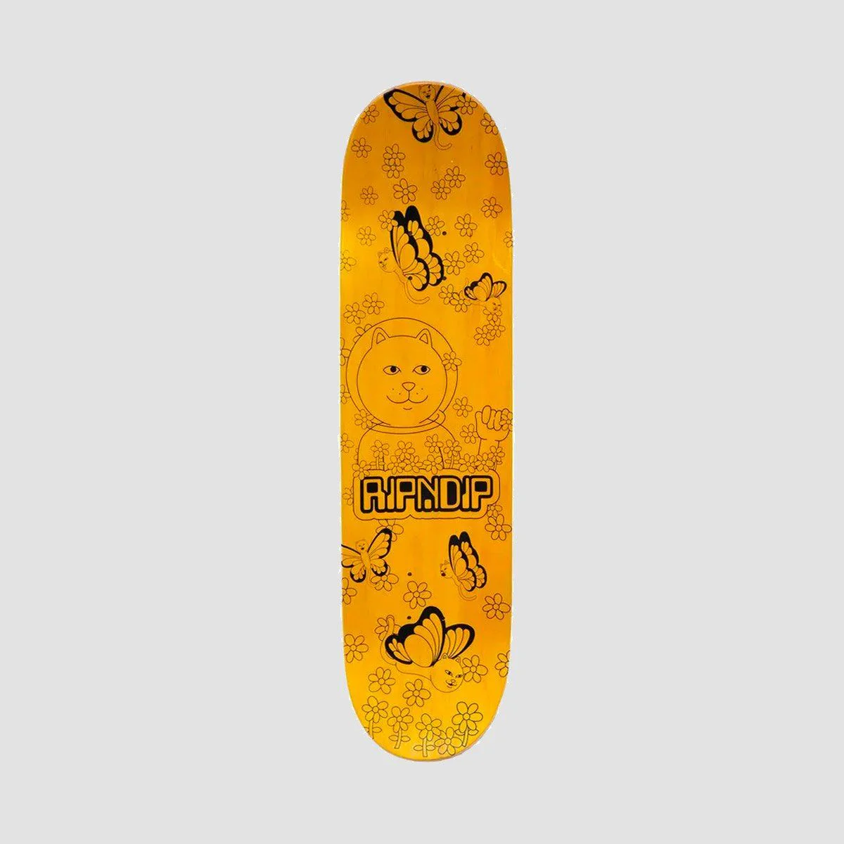 Ripndip Butterfly Skateboard Deck Lavender - 8" - Image 2